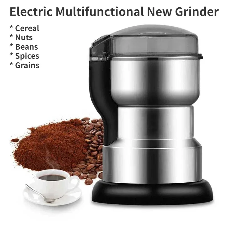 Coffee Bean Grinder Electric - Elektryczny, wielofunkcyjny, nowy młynek do kawy,