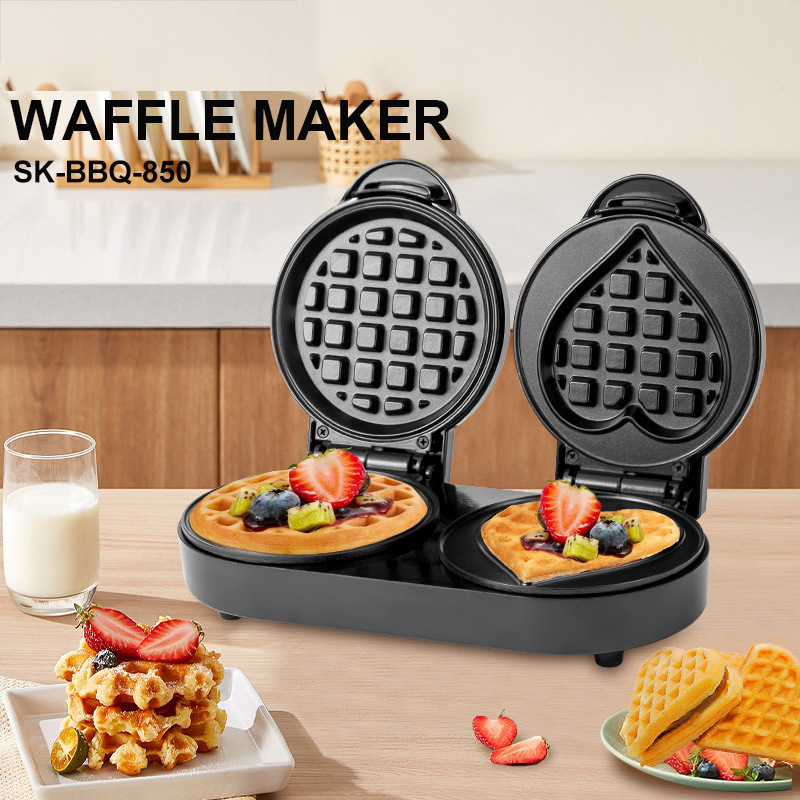 Mini Waffle Maker Machine - Maszyna do gofrów z podwójną płytą
