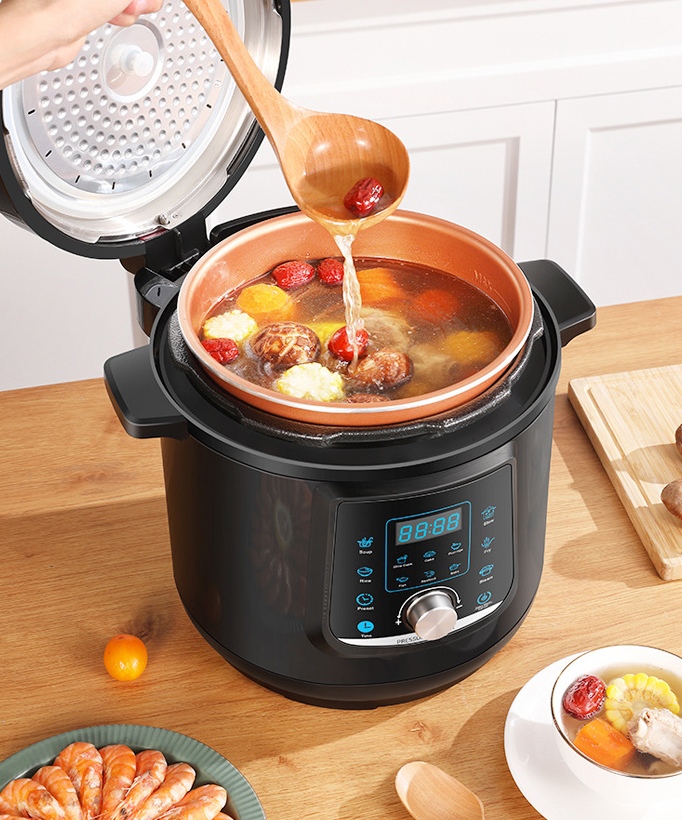 Smart Instant Pressure Cooker - Elektryczny szybkowar ze stali nierdzewnej do