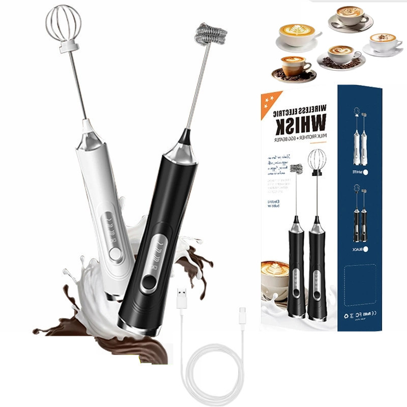 Electric Milk Frother Handheld - Elektryczny spieniacz do mleka USB, ręczny