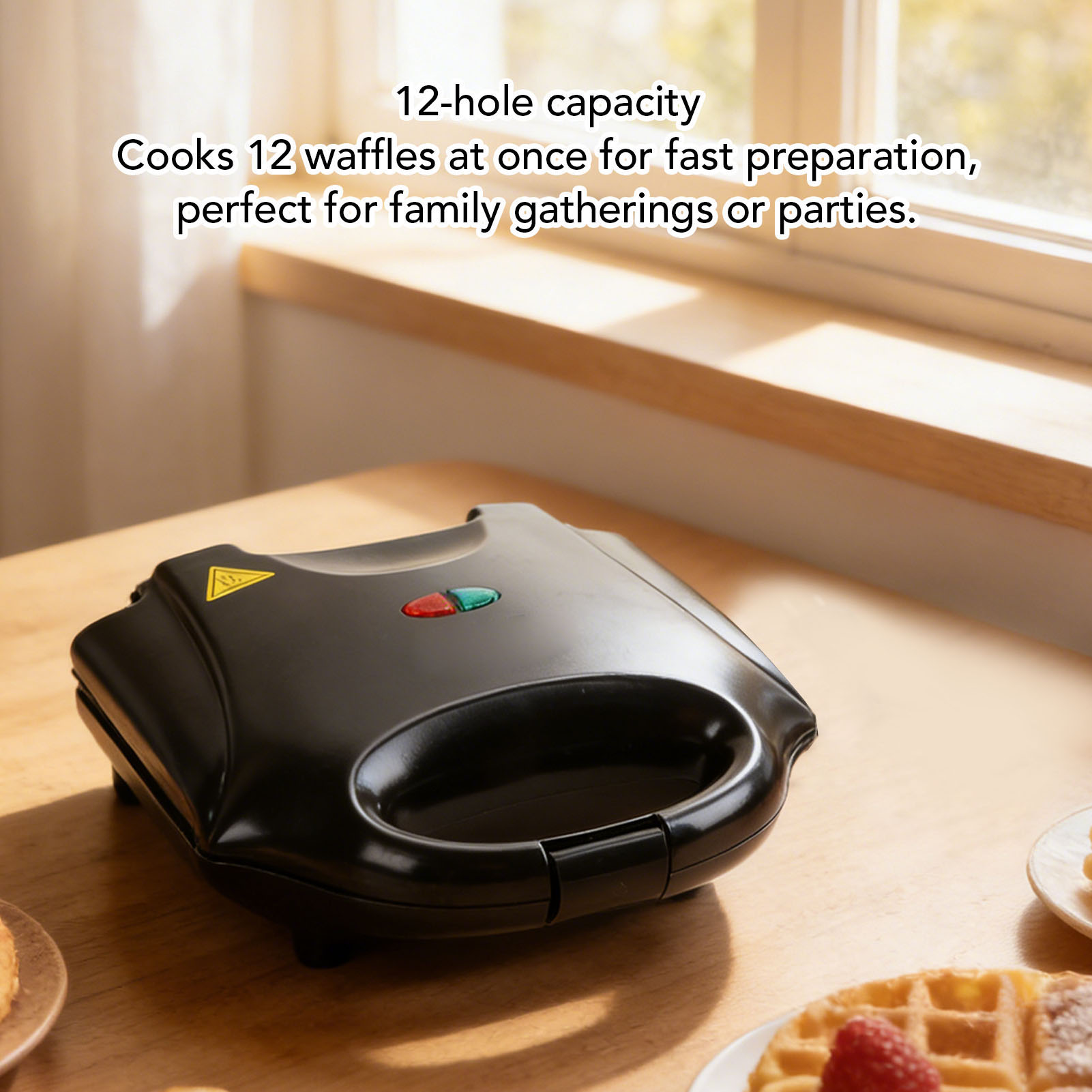 Walnut Maker 750W, pojemność 1 – Mini Waffle Maker Machine recenzja i cena