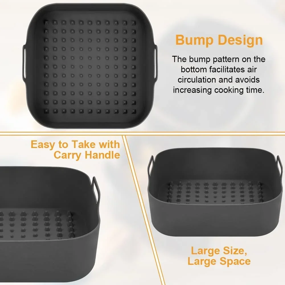 Frytkownica powietrzna Silikon – Air Fryer Silicone Pot Liner recenzja i cena