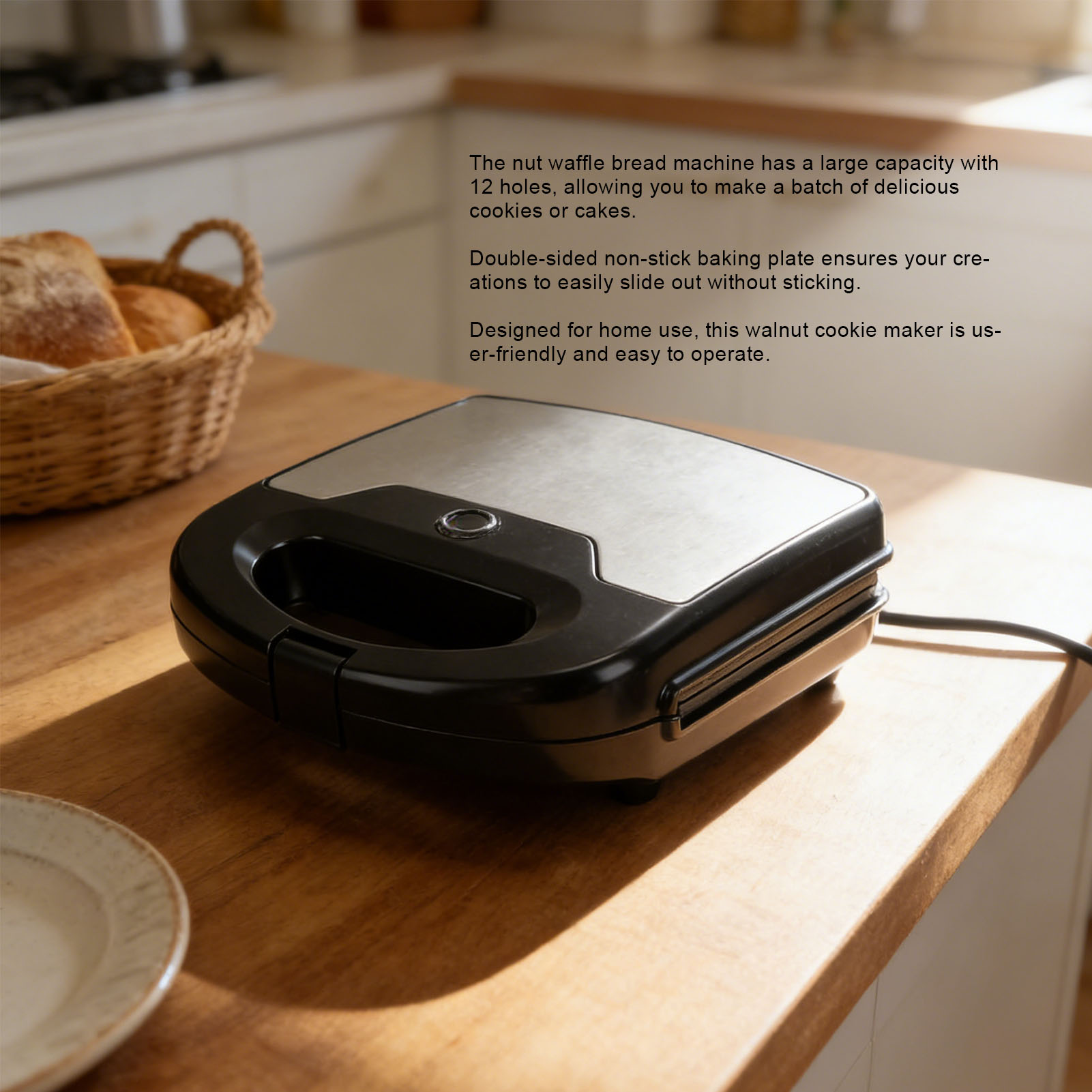 Elektryczna maszynka do ciaste – Mini Waffle Maker Machine recenzja i cena
