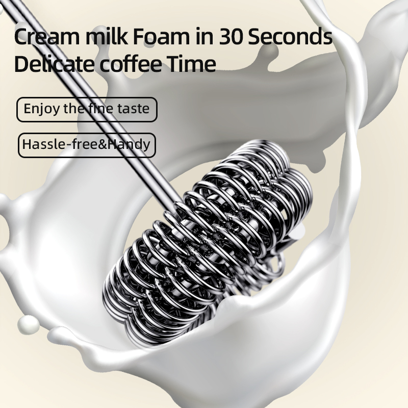 Elektryczny spieniacz do kawy  – Electric Milk Frother Handheld recenzja i cena