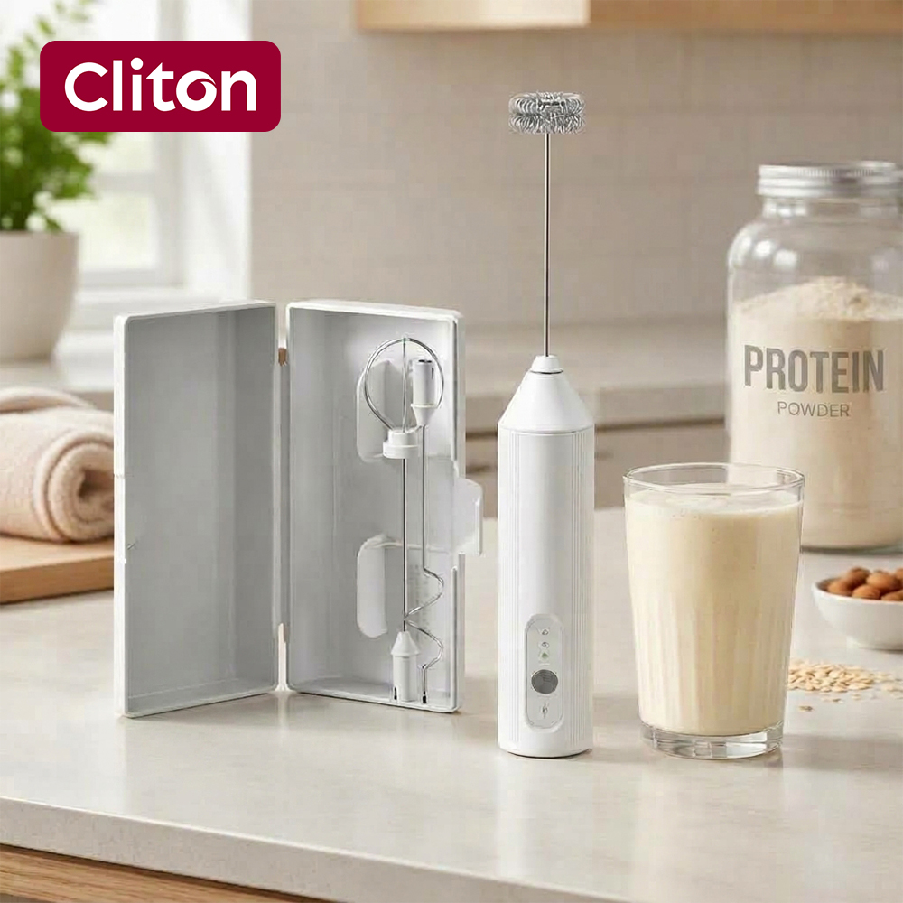 Biały, wielofunkcyjny, elektry – Electric Milk Frother Handheld recenzja i cena