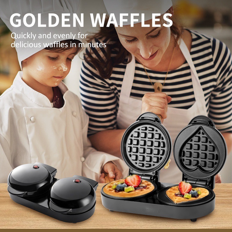 Maszyna do gofrów z podwójną p – Mini Waffle Maker Machine recenzja i cena