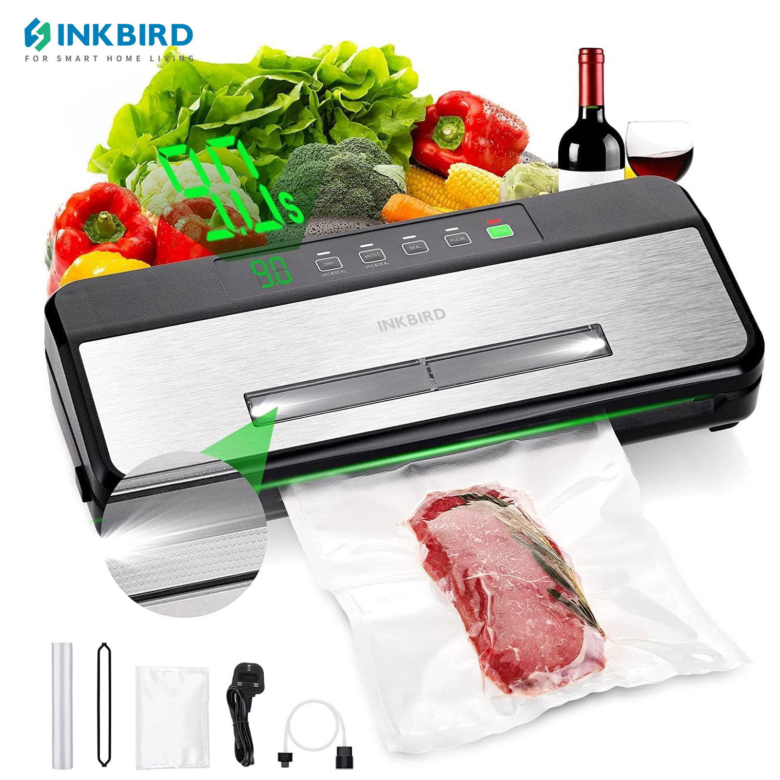 INKBIRD 3. zgrzewarka próżniow – Food Vacuum Sealer Machine recenzja i cena